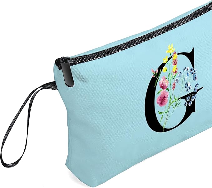 SEAMOON Maid of Honor Friendship Birthday Gifts for Women Her Aunt Sister Bridesmaid Coworkers Bride Personalized Makeup Cosmetic bag with Mirror Mothers Day Christmas Graduation G