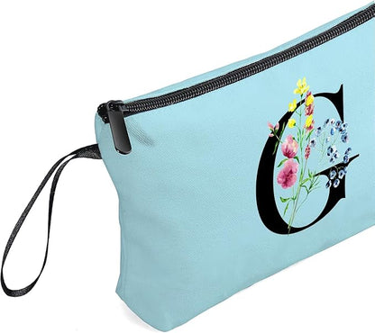 SEAMOON Maid of Honor Friendship Birthday Gifts for Women Her Aunt Sister Bridesmaid Coworkers Bride Personalized Makeup Cosmetic bag with Mirror Mothers Day Christmas Graduation G