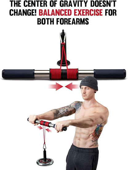 GD Wrist Roller V.W Forearm Blaster Trainer Arm