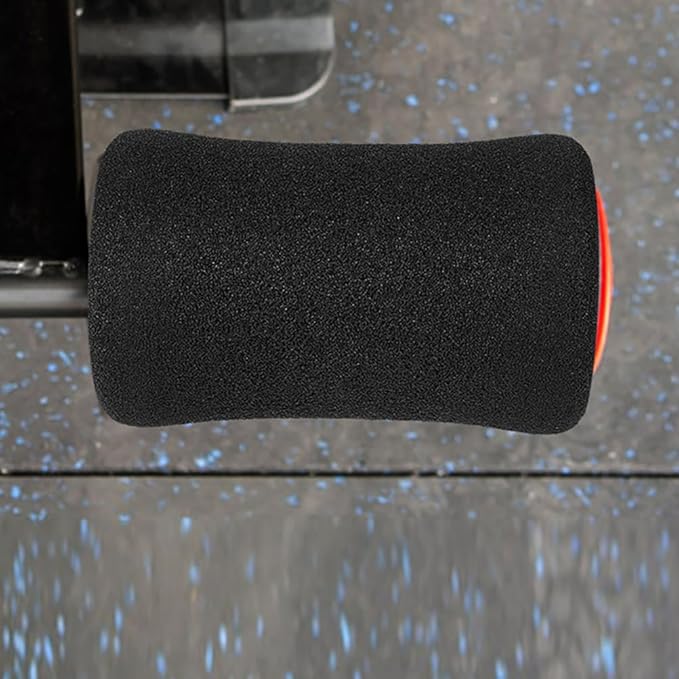 Sponge Foam Foot Pad Roller 2 Pair 1-inch Rod 5.3" X 2.9" ；Od 0.87" Id)