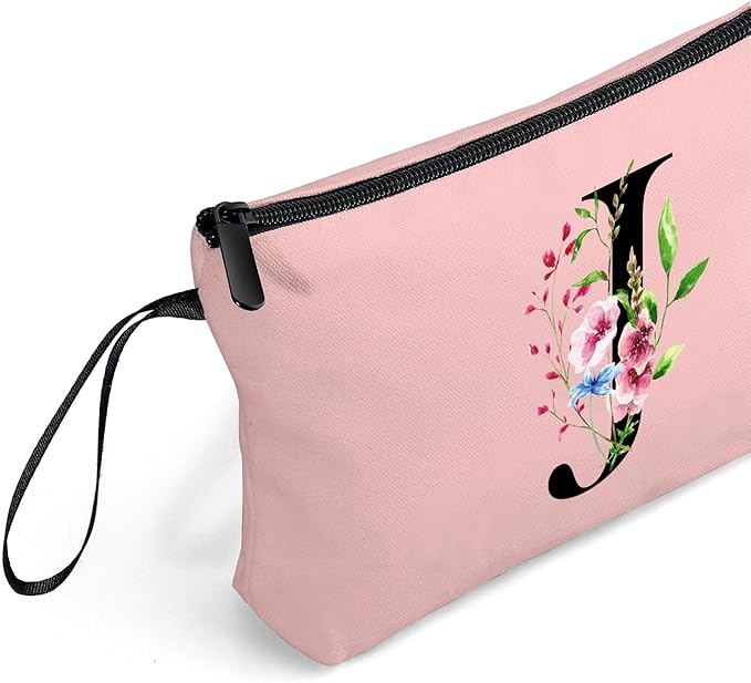 SEAMOON Birthday Inspirational Bridesmaid Proposal Team Small Gifts for Women Mom Aunt Teacher Sister Coworkers Makeup Cosmetic Bag Travel with Mirror Mothers Day Christmas Graduation J