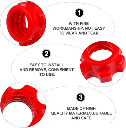 4 Pcs Barbell Screw Clamps: Barbell Lock Collars 1inch