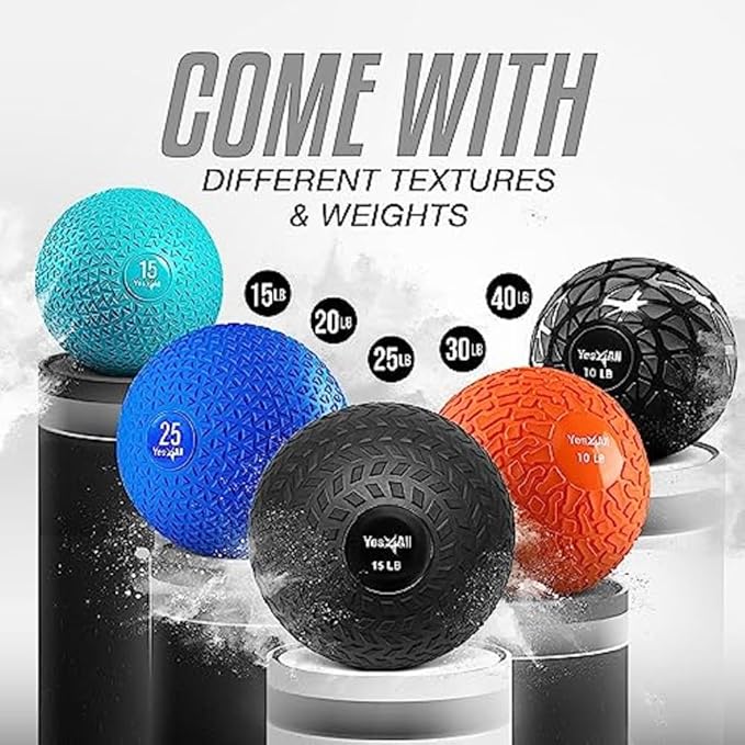 Yes4All Slam Ball 10-40lb Medicine