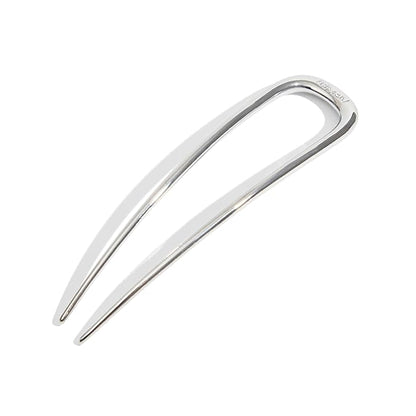 Kitsch Metal French Hair Pin for Women - Elegant Hair Accessories for Women, Ideal for Buns & French Twist, Designed for a Secure, Comfortable Fit - Silver