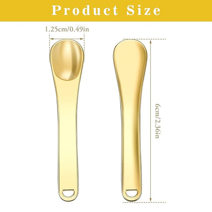 Sibba Facial Massage Spatula Sticks Mini Skincare Tiny Spoons Face Eye Cream Lotion Makeup Applicator Tools Brush Set Skin Care Beauty Cosmetic Tool (3 PCS Multi-colored)