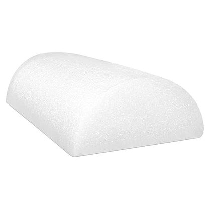 CanDo White PE Foam Rollers for Exercise 4" x 12"