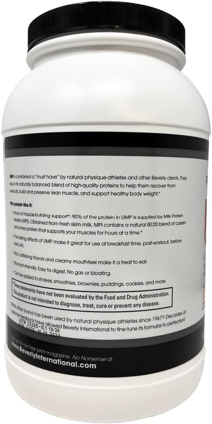 Beverly International UMP Protein Powder, Graham Cracker. Unique Whey-Casein Ratio Builds Lean Muscle Support. Easy to Digest. No Bloat. (32.8 oz) 2lb .8 oz