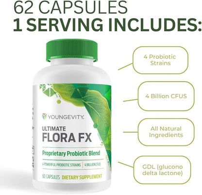Flora FX Pre & Pro Biotic - 60 Capsules