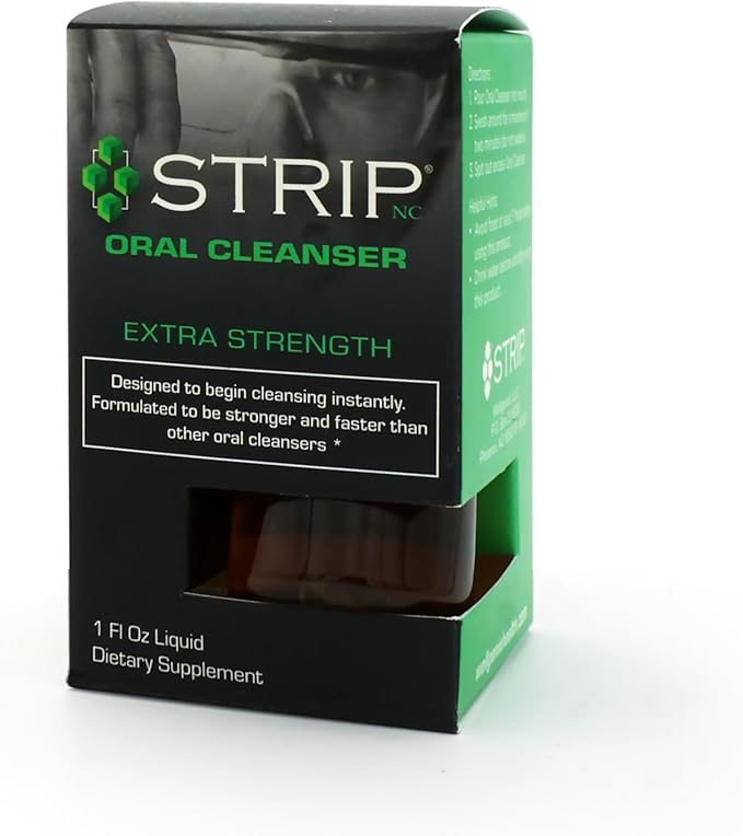 Strip Detox Oral Cleanser Extra Strength Instant Cleansing -Potent Deep System Cleanser - Formulated to Be Stronger & Faster Than Other Oral Cleansers (1 oz)