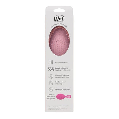 Wet Brush Original Detangler, Sunshine & Seashells (Coastal Charm), Ultra-Soft IntelliFlex Bristles Glide Through Tangles, Detangling Hair Brush (Wet & Dry), Women & Men, Limited Edition