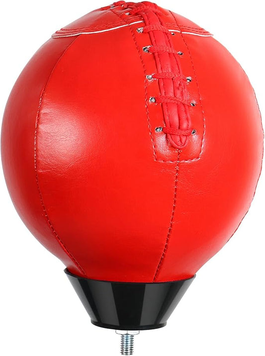 INNOLIFE Red Solid and Thick Speed Ball Reflective Bag - No Pump Needed - Ideal for MMA and Boxing-Suitable for All Boxing Equipment Replacement