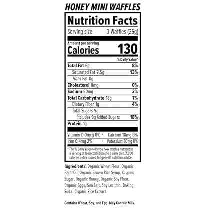 Honey Stinger Mini Waffles – Variety Pack With Sticker and Polybag – 3 Count – Honey Flavor– Energy Source for Any Activity – Resealable Bags