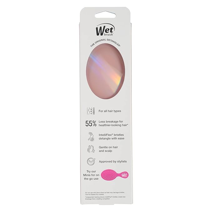 Wet Brush Original Detangler, Bronze (Iridescence Icon), Ultra-Soft IntelliFlex Bristles Glide Through Tangles, Detagnling Hair Brush, All Hair Types (Wet & Dry), Women & Men, Limited Edition