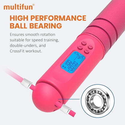 Jump Rope, multifun Speed Skipping Rope with Calorie