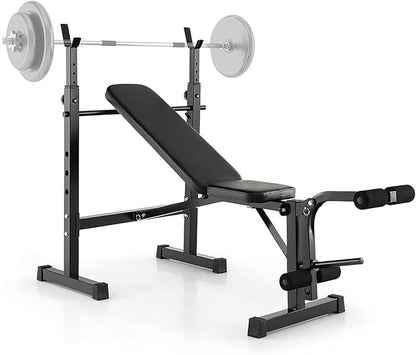 Olympic Weight Bench With Soft Comfortable Cushion Multipurpose