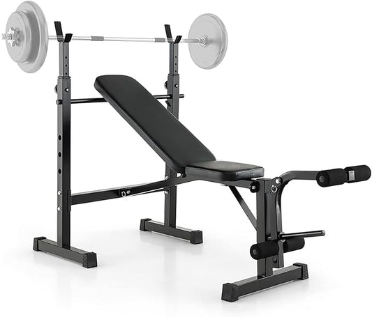 Olympic Weight Bench With Soft Comfortable Cushion Multipurpose