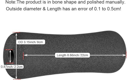 Sponge Foam Foot Pad Roller Pair 1-inch Rod 8.66" X 3.15" Od 0.87" Id)