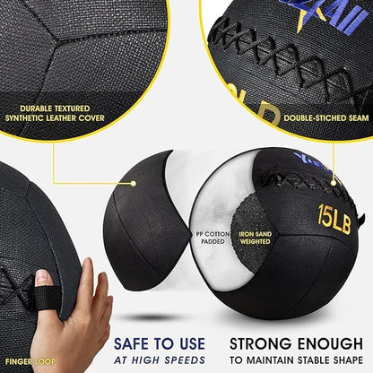 Yes4All Wall Ball 6lbs - 30lbs