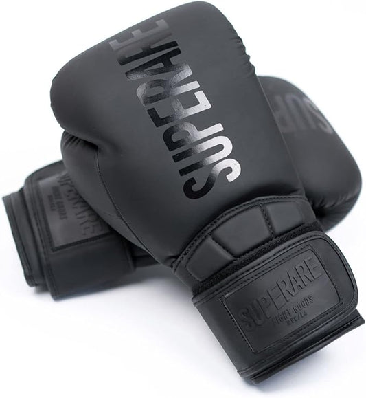Superare Supergel V Boxing Gloves, Professional Training, Fighting, Kickboxing, Muay Thai and MMA Gloves, for Men and Women, Comfortable Strap Closure