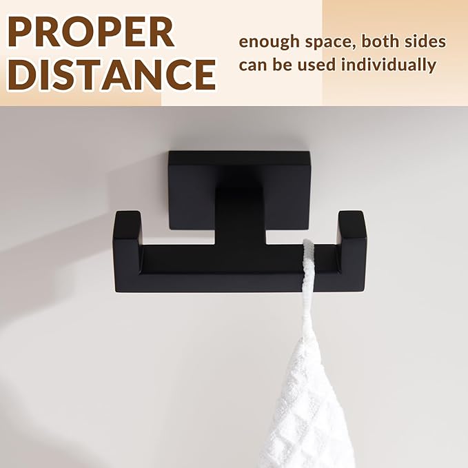 APLusee Double Robe Towel Hook