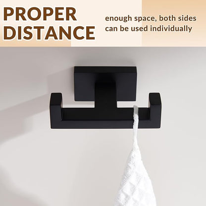 APLusee Double Robe Towel Hook