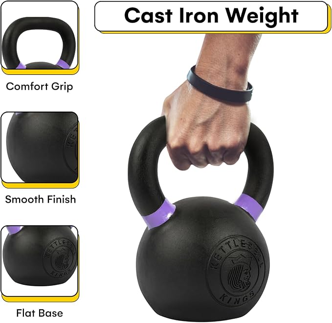 Kettlebell Kings Powder Coated Kettlebell Weights - 9-97