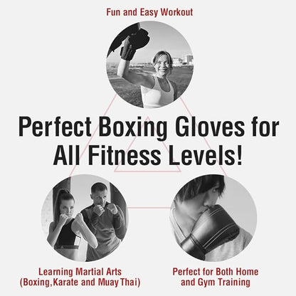 MERCIEL Pro Training Boxing Gloves and Boxing Punching Mitts for Adults – Comprehensive Boxing Set Adult Men and Women for Training, Muay Thai, MMA, Kickboxing, and Heavy Bag Work