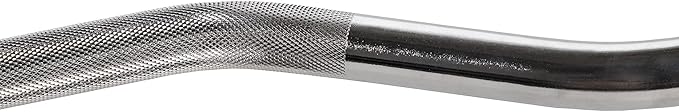 Signature Fitness Standard Olympic Super Curl Barbell Curl 48 inch