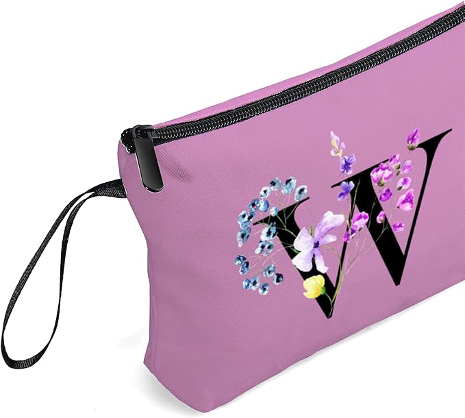 SEAMOON Birthday Inspirational Bridesmaid Proposal Team Small Gifts for Women Mom Aunt Teacher Sister Coworkers Makeup Cosmetic Bag Travel with Mirror Mothers Day Christmas Graduation W