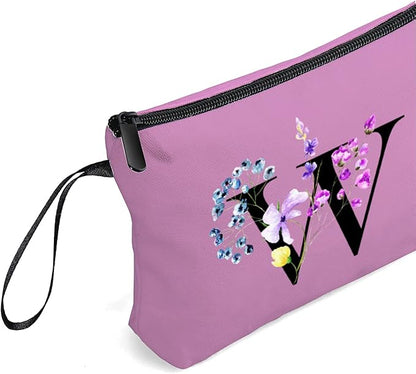 SEAMOON Birthday Inspirational Bridesmaid Proposal Team Small Gifts for Women Mom Aunt Teacher Sister Coworkers Makeup Cosmetic Bag Travel with Mirror Mothers Day Christmas Graduation W