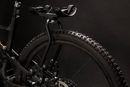 AEROE Rear Bike Rack, Easy Install & Use, Fits All Mountain Bikes incl. E MTB, Gravel Bikes, Road Bikes and Electric Bikes, Bike Cargo Rack Can Carry Any Type of Luggage, Dry Bag or Tent up to 35lbs