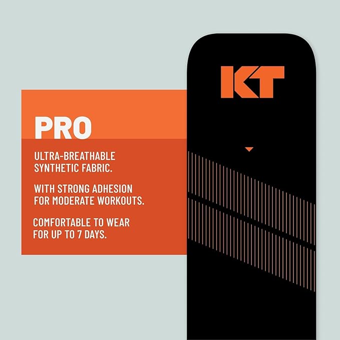 KT Tape, Pro Synthetic Kinesiology Athletic Tape, 16’ Uncut Roll