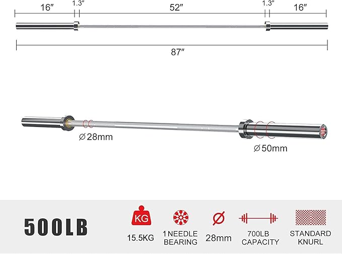 Olympic Barbell Curl Bar EZ Bar Strength Training