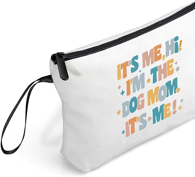 Dog Lovers Gifts for Women Dog Gifts for Women Its Me Hi Makeup Cosmetic Bag