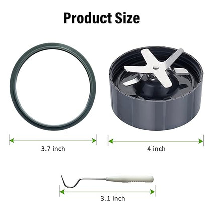 Blender Gasket Replacement Parts，Rubber O Ring Replacement for Nutribullet Blender 900W & 600W Series, Gaskets Replacement Seal Rings Gaskets Part for Nutribullet Blade (3pcs)