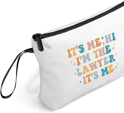 Paralegal Gifts, Lawyer Gifts for Wome, Small Cosmetic Make Up Bag for Lawyer Law Student, Birthday Gifts for Women,Friend,Mom,Sister,Bestie,Coworker,Christmas Gifts