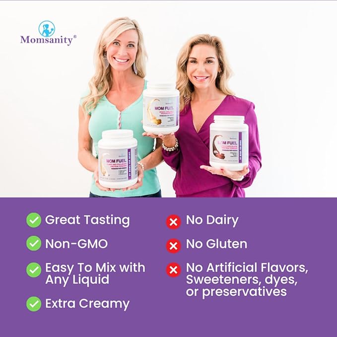 Dairy-Free Meal Replacement Protein Powder for Women - Plant & Collagen Protein Blend | 20g Protein (Dutch Chocolate)
