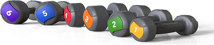 LIFE FITNESS STUDIO INDIVIDUAL GREY URETHANE 17.5LB DUMBBELL