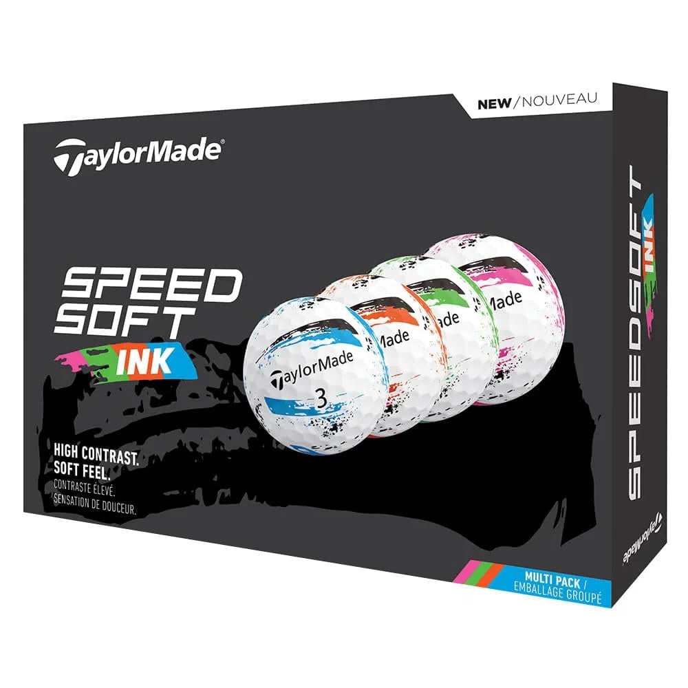 TaylorMade Golf Speed Soft Ink Golf Balls