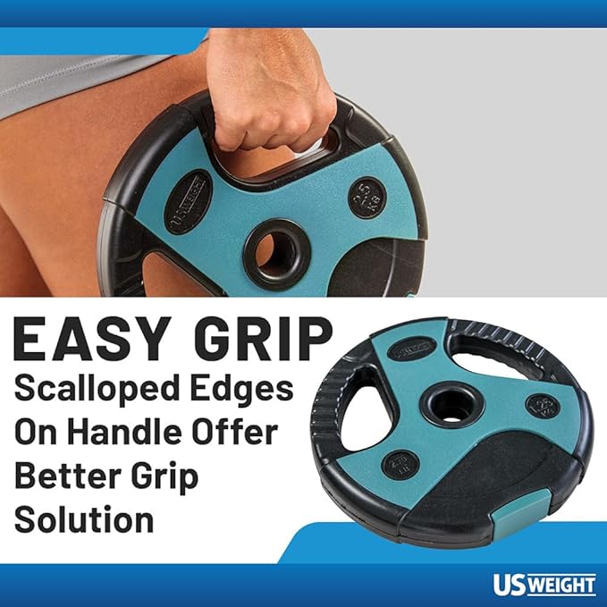 US Weight 54 LB Perfect Barbell Weight Set 55” padded