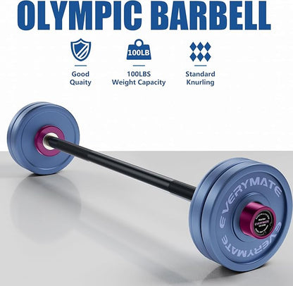 5LB Mini Barbell Bar Beginner Women Kid Bar