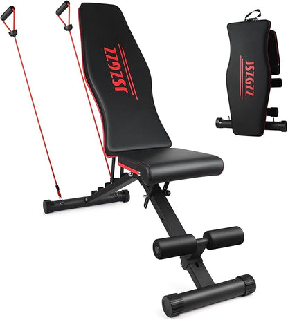 Adjustable Weight Bench Foldable 660 Lb 3 Sec