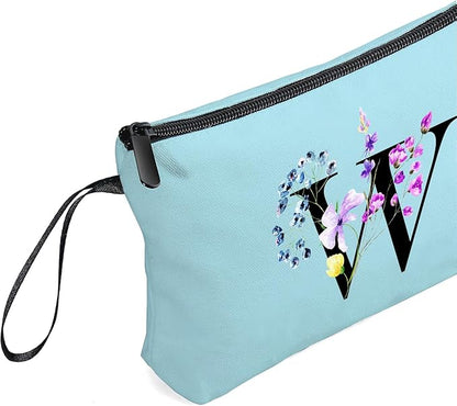 SEAMOON Birthday Inspirational Bridesmaid Proposal Team Small Gifts for Women Mom Aunt Teacher Sister Coworkers Makeup Cosmetic Bag Travel with Mirror Mothers Day Christmas Graduation W