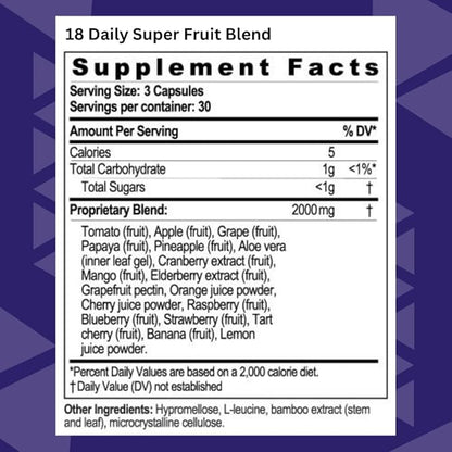Youngevity 18 Daily Super Fruit Blend & 20 Daily Super Veggie Blend
