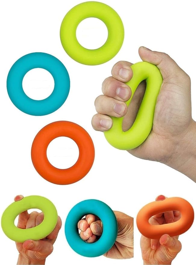 Grip Strength Trainer 3 Resistance Levels(3 PCS)
