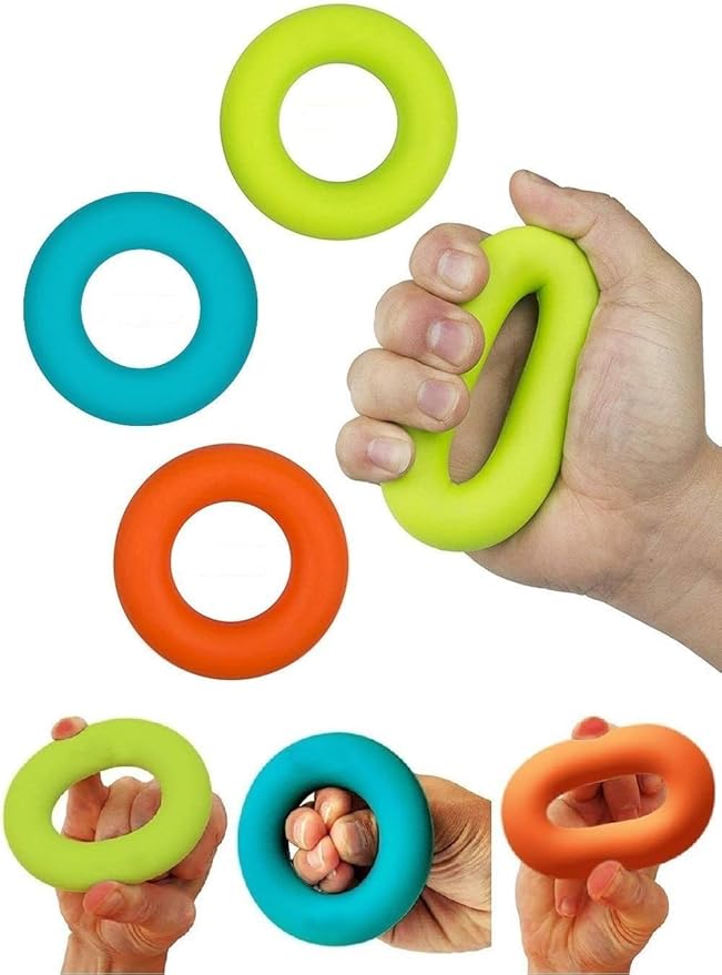 Grip Strength Trainer 3 Resistance Levels(3 PCS)