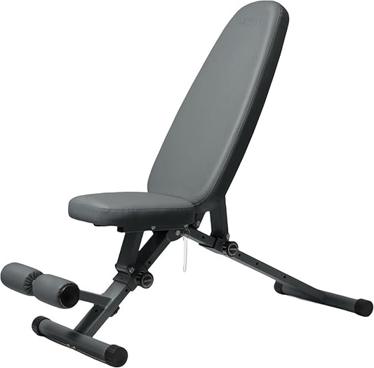 Fitness Bench, Adjustable, Collapsible, Comfortable, and Luxurious Home