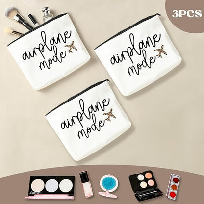 3 PCS Travel Gifts for Women - Girls Trip & Weekend Bags - Makeup & Cosmetic Bag for Her Vacation & Holiday - Bachelorette Party Favors
