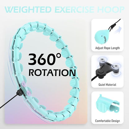 Weighted Hula Circle with 24 Links for Adults