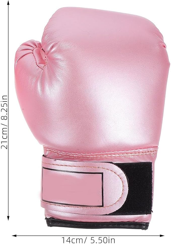 Garneck Kids Boxing Gloves Training Gloves Training Mitts Junior Punch PU Leather Sponge Filled for Toddler and Youth Red